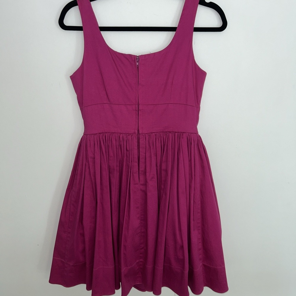 Jack By Bb Dakota Fit And Flair Medium Dress Sleeveless Pink - Picture 7 of 10